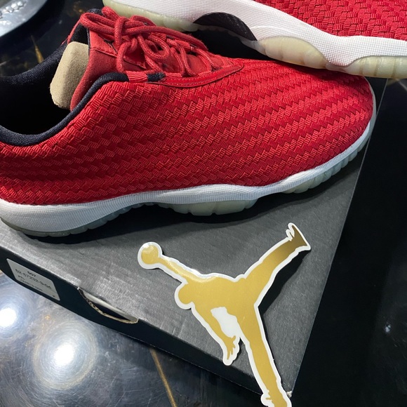 Red Jordan Future Lows 7.5 (Kids 5.5) - Picture 2 of 4